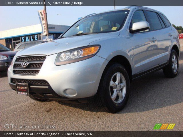 2007 Hyundai Santa Fe GLS in Silver Blue