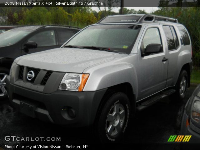 2008 Nissan Xterra X 4x4 in Silver Lightning