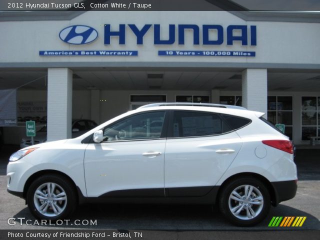 2012 Hyundai Tucson GLS in Cotton White