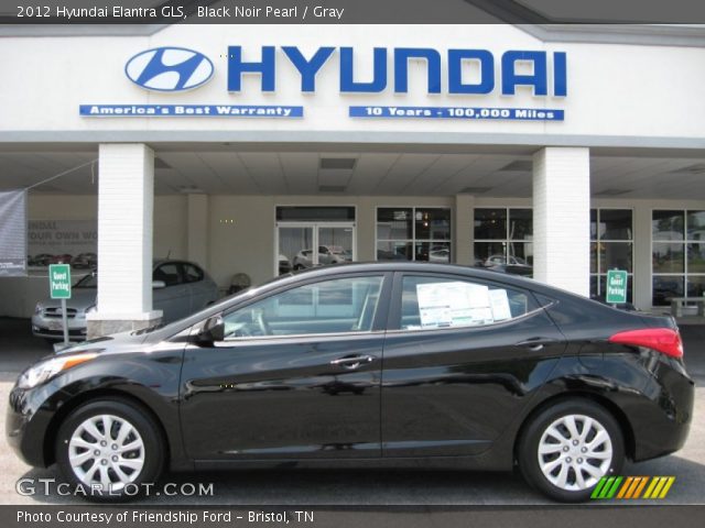 2012 Hyundai Elantra GLS in Black Noir Pearl