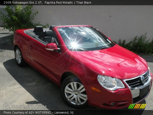 2008 Volkswagen Eos 2.0T in Paprika Red Metallic