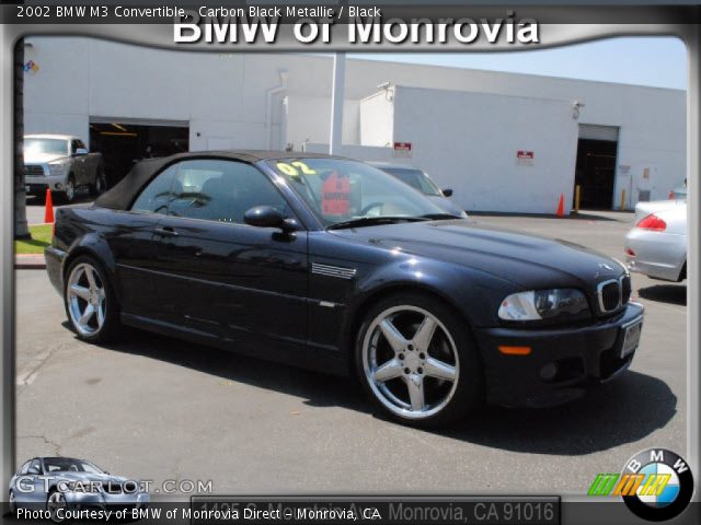 2002 Bmw m3 convertible black