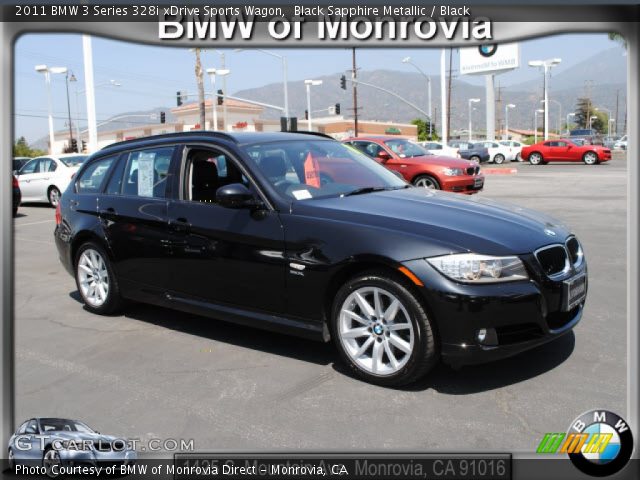 2011 BMW 3 Series 328i xDrive Sports Wagon in Black Sapphire Metallic