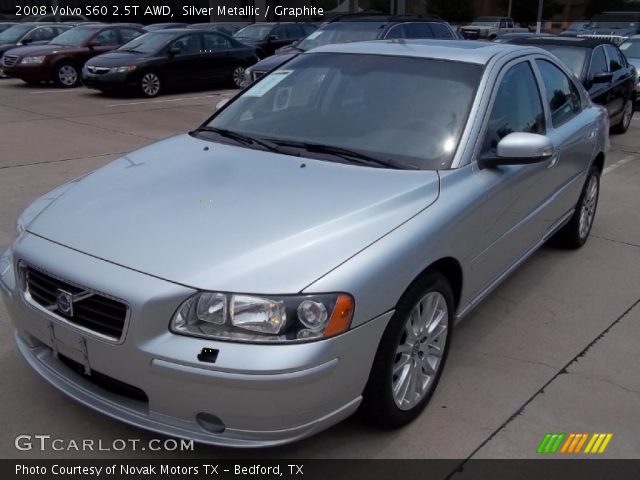 2008 Volvo S60 2.5T AWD in Silver Metallic