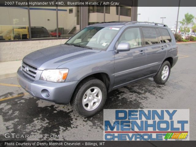 2007 Toyota Highlander V6 4WD in Bluestone Metallic