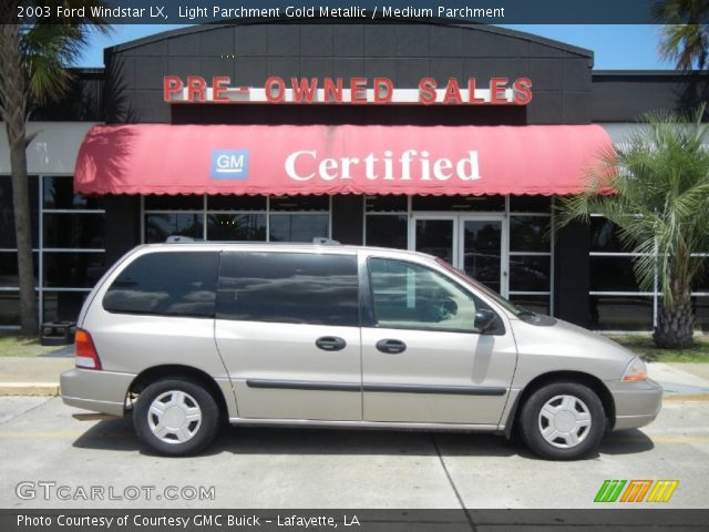 2003 Ford Windstar LX in Light Parchment Gold Metallic