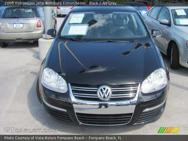 2008 Volkswagen Jetta Wolfsburg Edition Sedan in Black