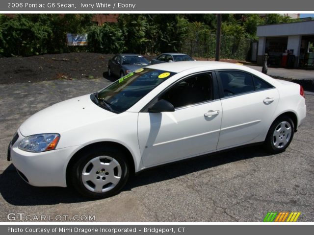 2006 Pontiac G6 Sedan in Ivory White