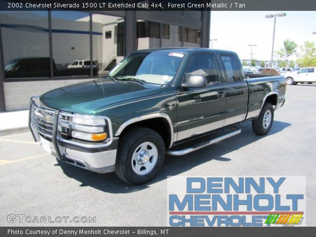 2002 Chevrolet Silverado 1500 LT Extended Cab 4x4 in Forest Green Metallic