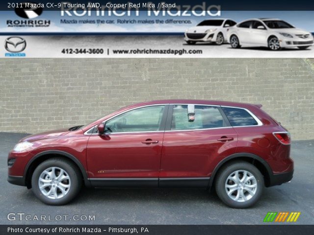 2011 Mazda CX-9 Touring AWD in Copper Red Mica