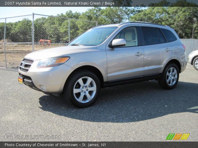 2007 Hyundai Santa Fe Limited in Natural Khaki Green