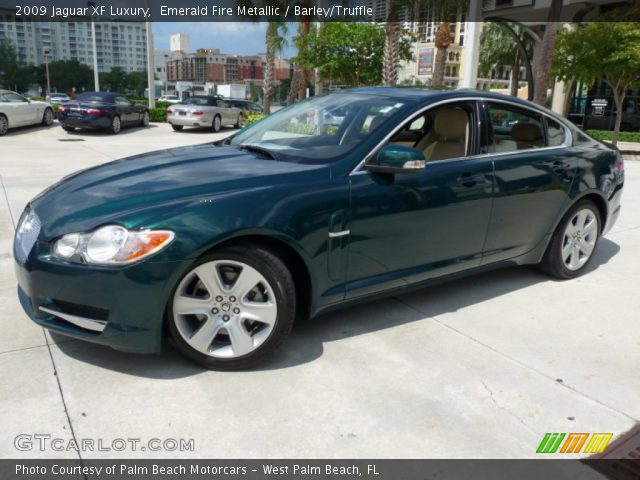2009 Jaguar XF Luxury in Emerald Fire Metallic