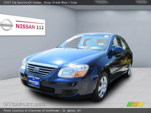 2007 Kia Spectra EX Sedan in Deep Ocean Blue