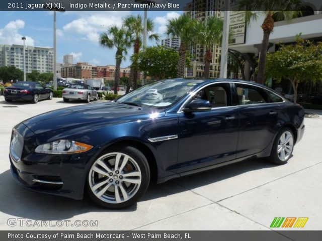 2011 Jaguar XJ XJL in Indigo Metallic