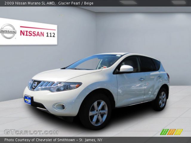 2009 Nissan Murano SL AWD in Glacier Pearl