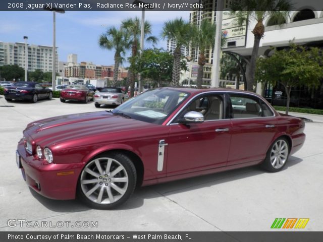 2008 Jaguar XJ Vanden Plas in Radiance Red Metallic