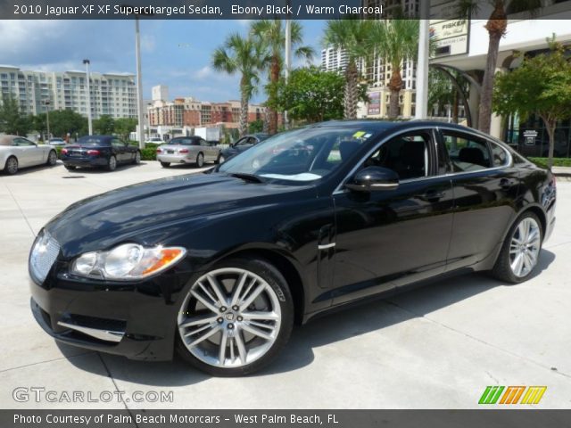2010 Jaguar XF XF Supercharged Sedan in Ebony Black