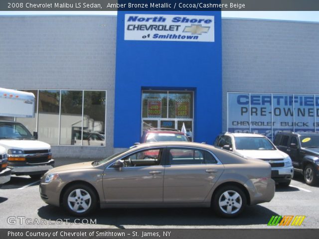 2008 Chevrolet Malibu LS Sedan in Amber Bronze Metallic