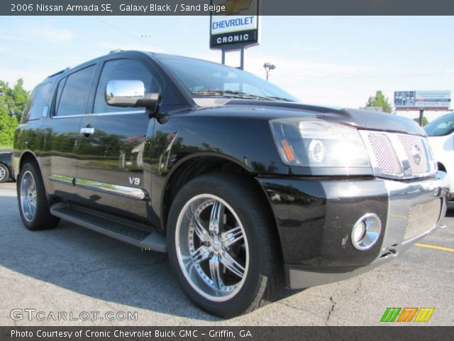 2006 Nissan Armada SE in Galaxy Black