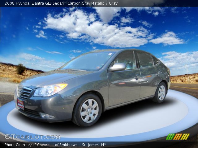 2008 Hyundai Elantra GLS Sedan in Carbon Gray Metallic