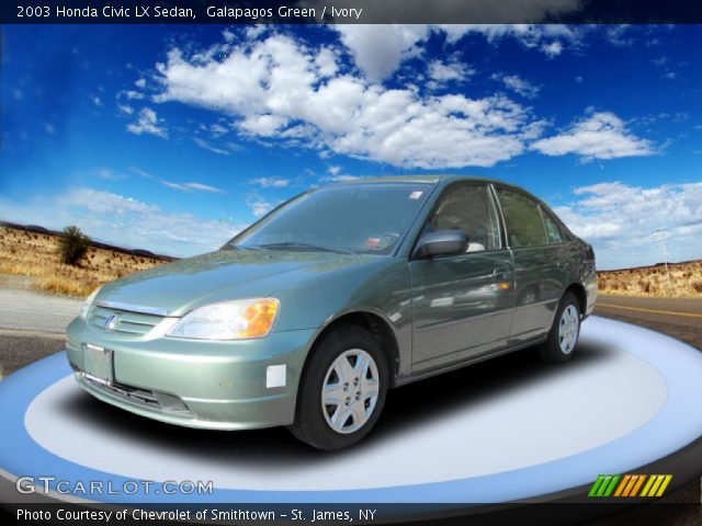2003 Honda Civic LX Sedan in Galapagos Green