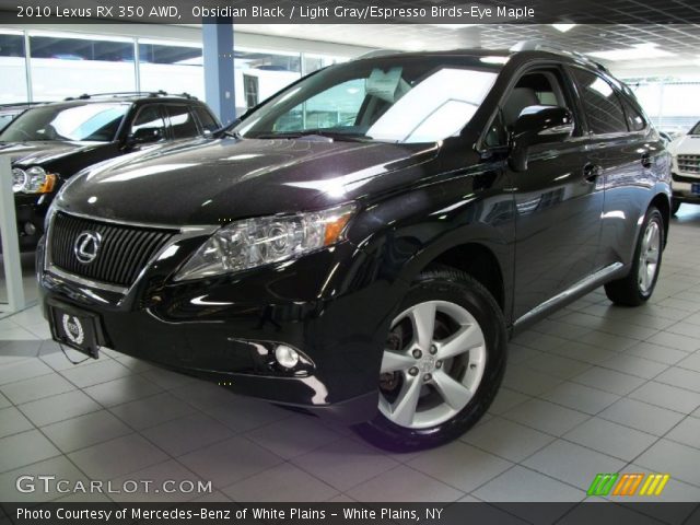 2010 Lexus RX 350 AWD in Obsidian Black