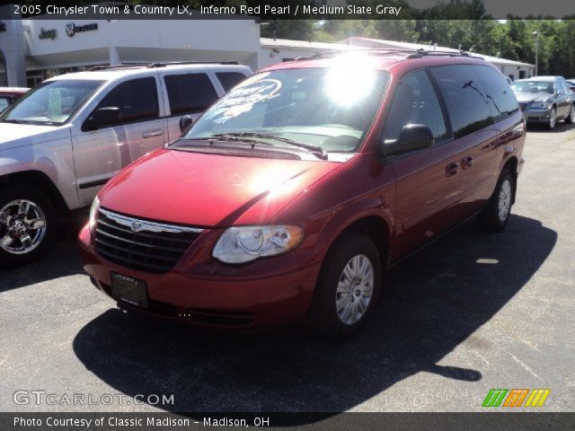 2005 Chrysler Town & Country LX in Inferno Red Pearl