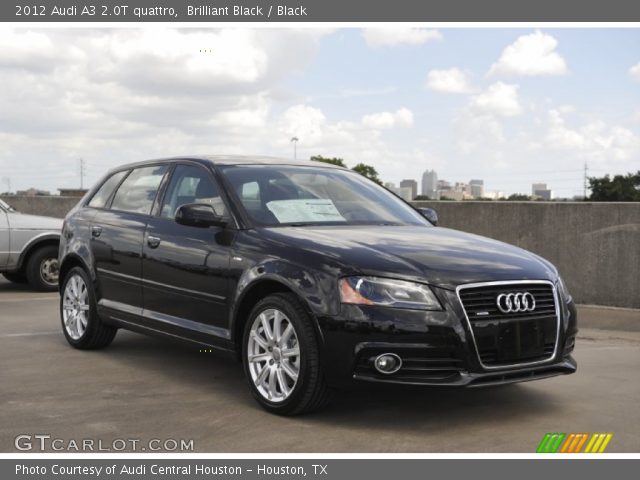 2012 Audi A3 2.0T quattro in Brilliant Black
