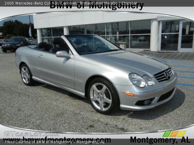 2005 Mercedes-Benz CLK 500 Cabriolet in Brilliant Silver Metallic