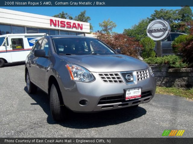 2008 Nissan Rogue S AWD in Gotham Gray Metallic