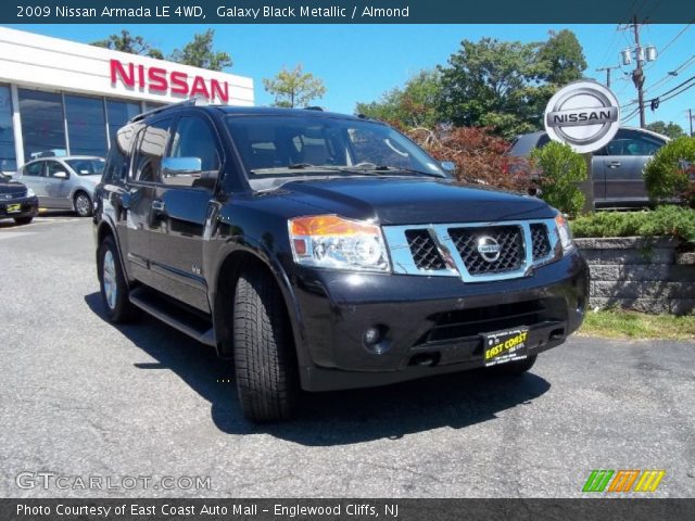 2009 Nissan Armada LE 4WD in Galaxy Black Metallic