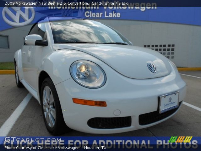 2009 Volkswagen New Beetle 2.5 Convertible in Candy White