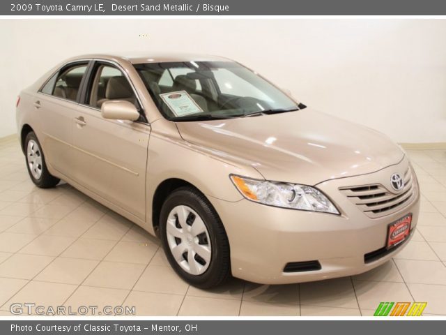 2009 Toyota Camry LE in Desert Sand Metallic