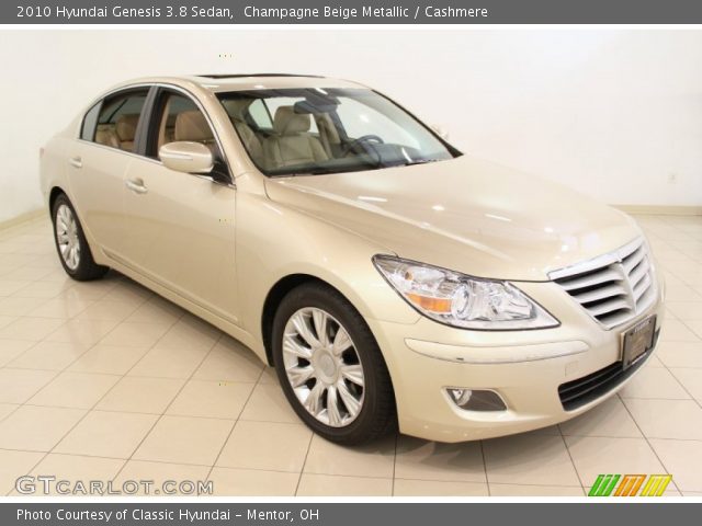 2010 Hyundai Genesis 3.8 Sedan in Champagne Beige Metallic