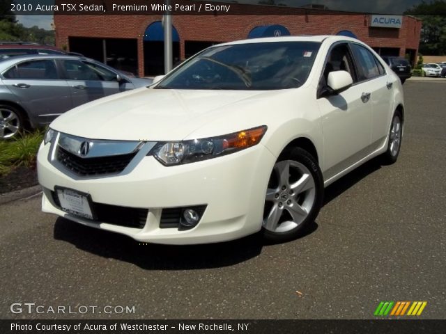 2010 Acura TSX Sedan in Premium White Pearl