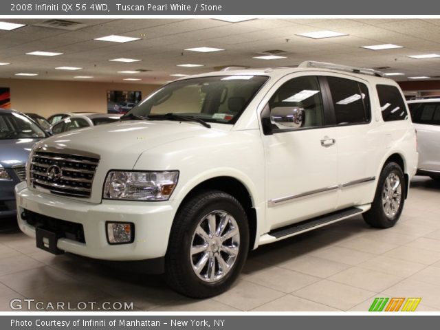 2008 Infiniti QX 56 4WD in Tuscan Pearl White