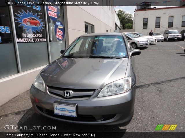 2004 Honda Civic LX Sedan in Magnesium Metallic
