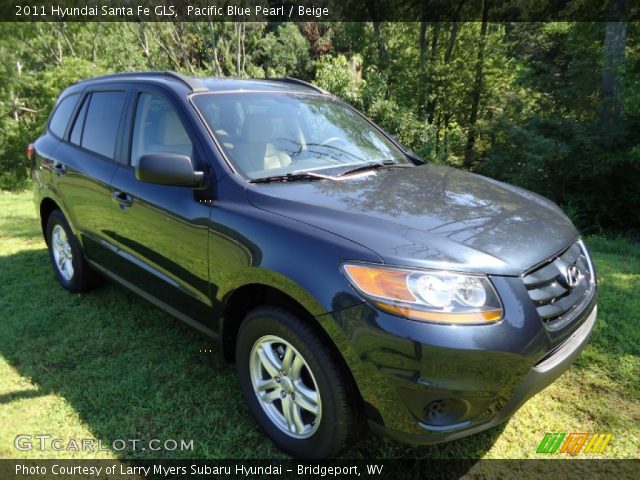 2011 Hyundai Santa Fe GLS in Pacific Blue Pearl