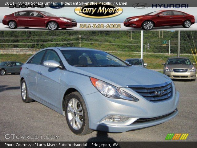 2011 Hyundai Sonata Limited in Iridescent Silver Blue Metallic