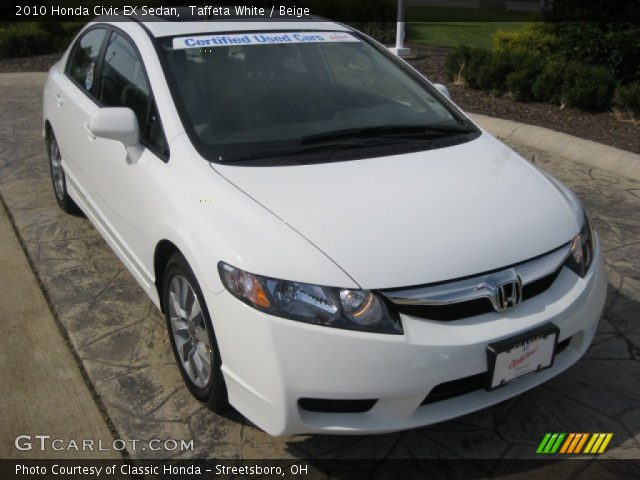 2010 Honda Civic EX Sedan in Taffeta White
