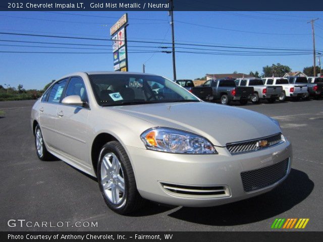 2012 Chevrolet Impala LT in Gold Mist Metallic