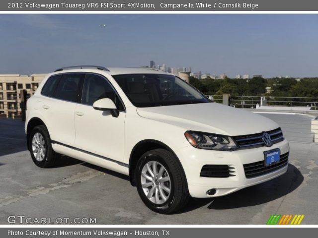 2012 Volkswagen Touareg VR6 FSI Sport 4XMotion in Campanella White