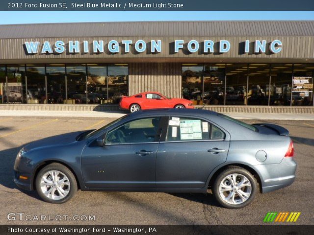 2012 Ford Fusion SE in Steel Blue Metallic