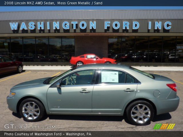 2008 Lincoln MKZ AWD Sedan in Moss Green Metallic