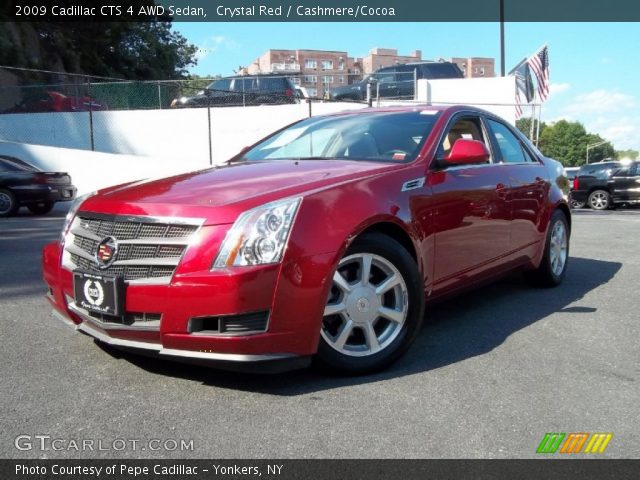 2009 Cadillac CTS 4 AWD Sedan in Crystal Red