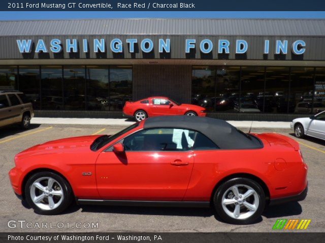 2011 Ford Mustang GT Convertible in Race Red