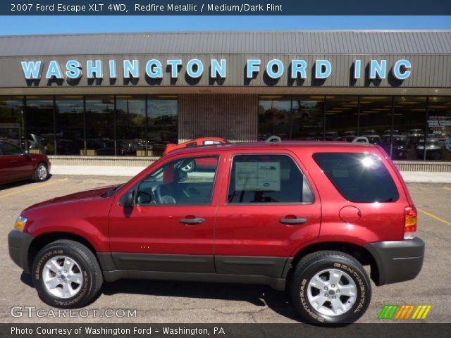 2007 Ford Escape XLT 4WD in Redfire Metallic