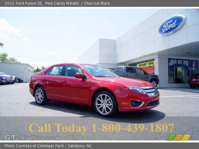2012 Ford Fusion SE in Red Candy Metallic
