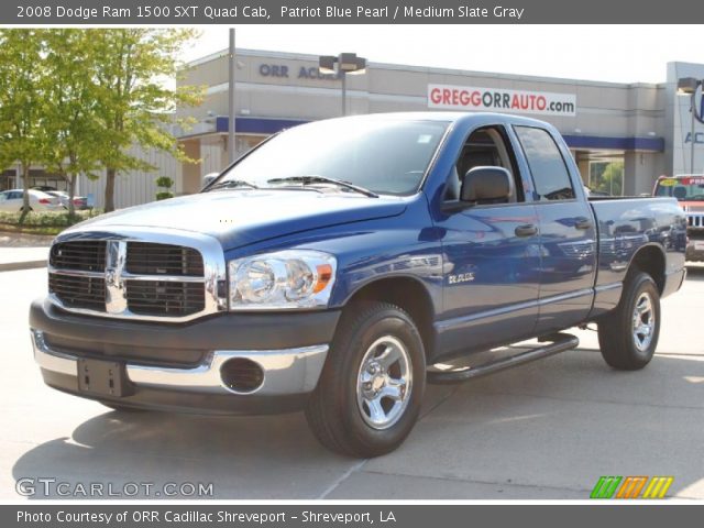 2008 Dodge Ram 1500 SXT Quad Cab in Patriot Blue Pearl