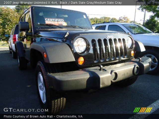 2007 Jeep Wrangler Unlimited X 4x4 in Black